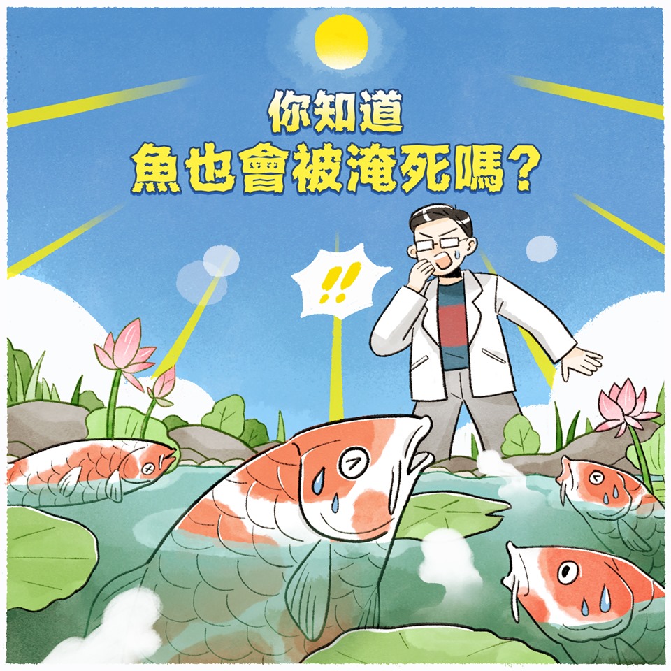 其實魚不呼吸也是會淹死的?